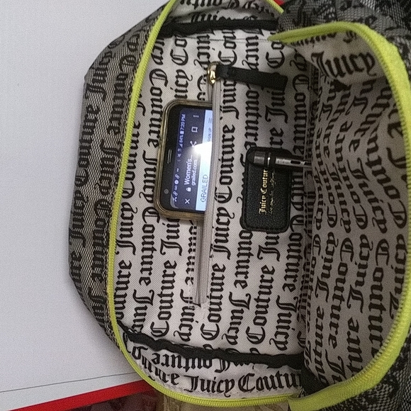 Juicy Couture backpack $68:sz12x12x5 6 compartment - Picture 4 of 8
